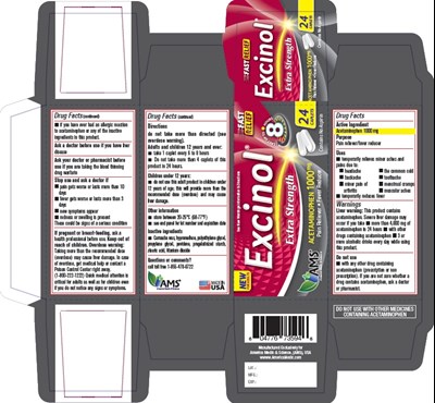 Image Description (Excinol Extra1000mg 24 Cap Box)